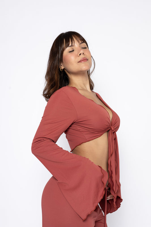 BLUSA LAISE - OCRE