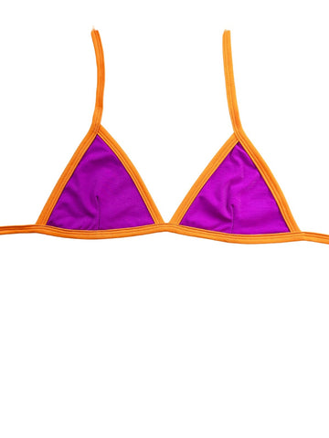 TOP IPANEMA - ROXO + LARANJA