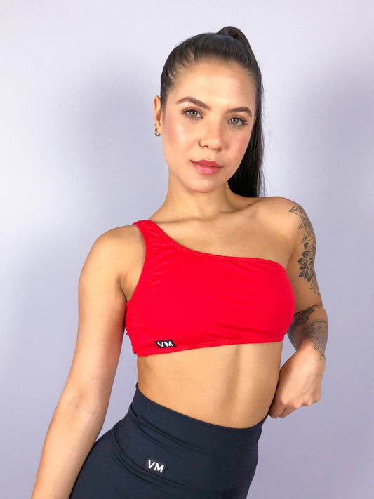 TOP OMBRO - VERMELHO