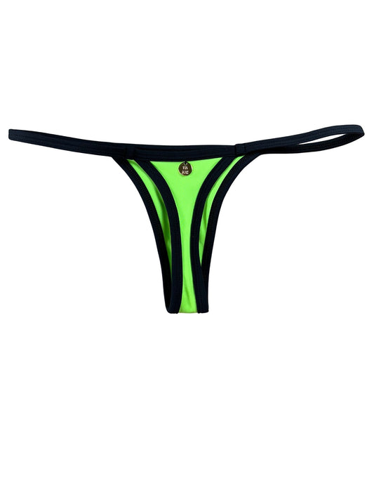 CALCINHA IPANEMA FITA - VERDE NEON + PRETO