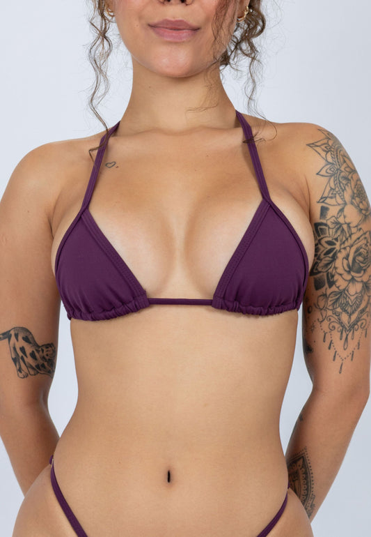 TOP CORTININHA MINI - BERINJELA