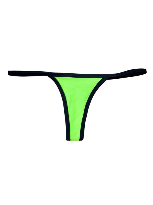 CALCINHA IPANEMA FITA - VERDE NEON + PRETO
