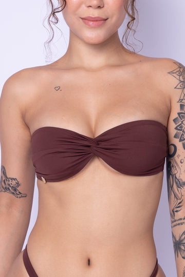 TOP LIA - MARROM