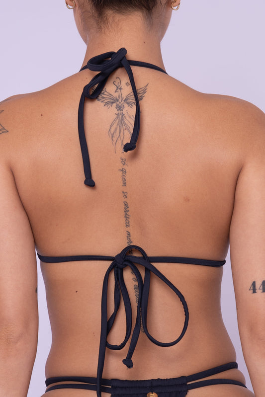 TOP CORTININHA - PRETO