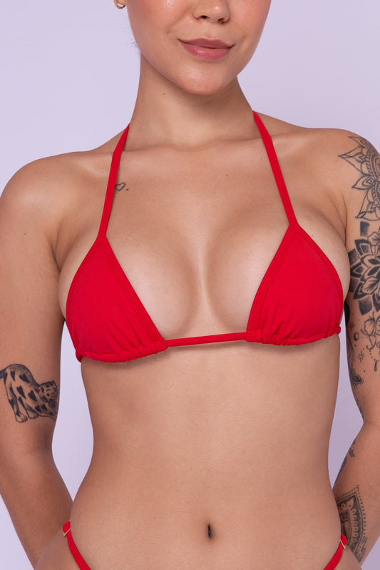 TOP CORTININHA MINI - VERMELHO