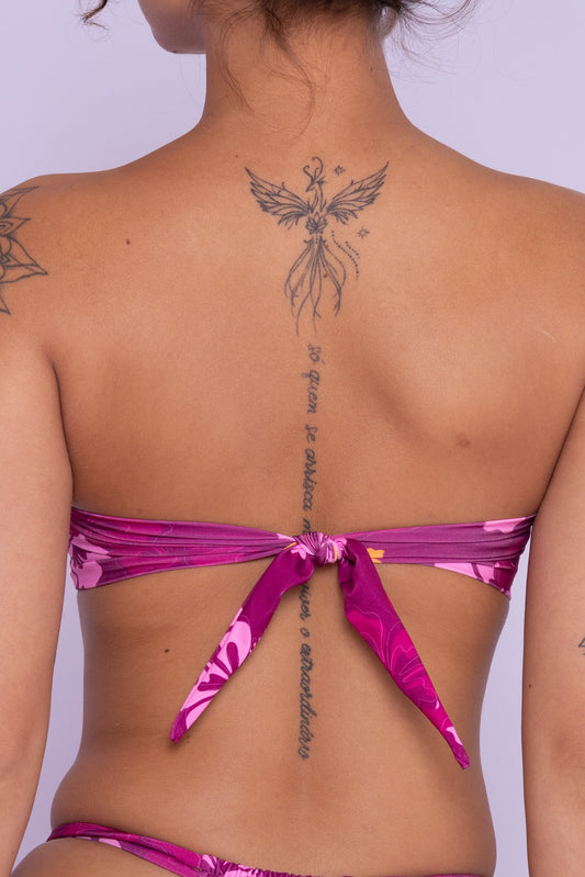 TOP LIA - FLOR DE HIBISCO