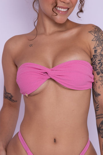 TOP LIA - BLUSH TEXTURIZADO