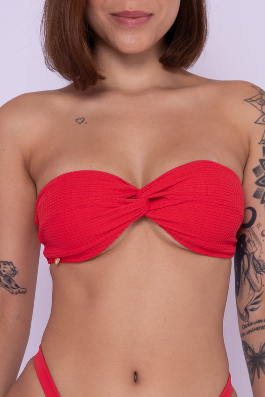TOP LIA - RUBI TEXTURIZADO