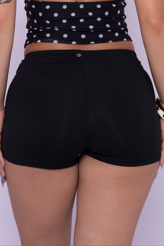 MINI SHORTS - PRETO (PRÉ-VENDA)