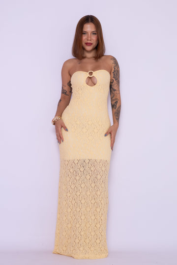 VESTIDO PORTOFINO - RENDA BUTTER (PRÉ-VENDA)