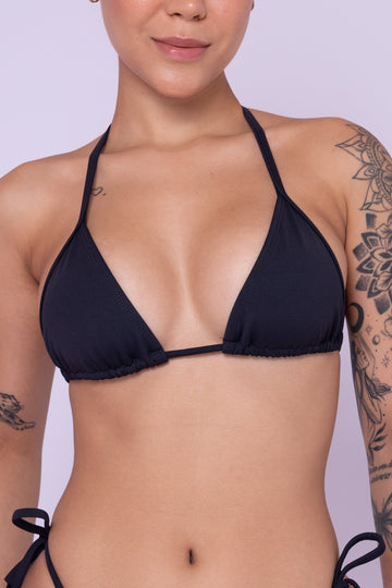 TOP CORTININHA BÁSICO - PRETO