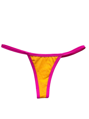 CALCINHA IPANEMA FITA - ÂMBAR + PINK
