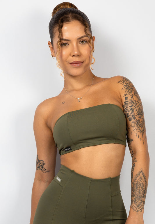 TOP FAIXA - VERDE MILITAR