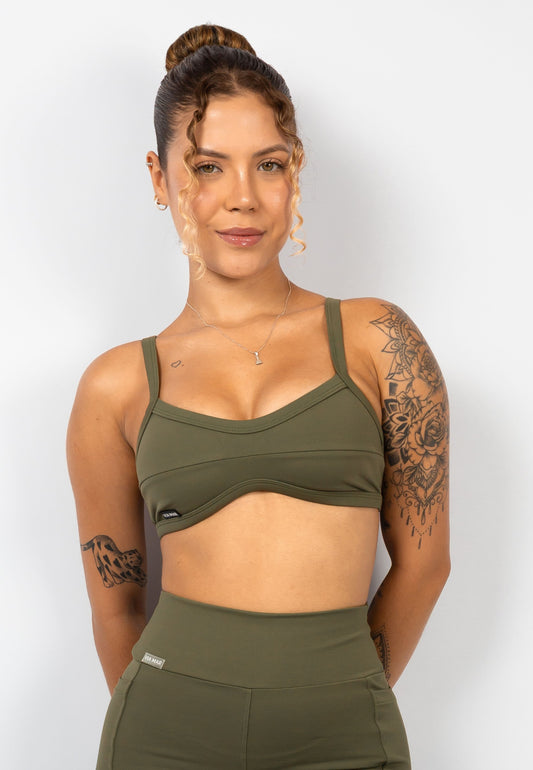 TOP AURA - VERDE MILITAR