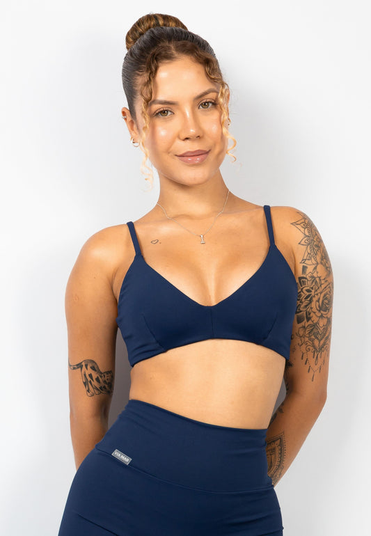TOP CORE - AZUL MARINHO