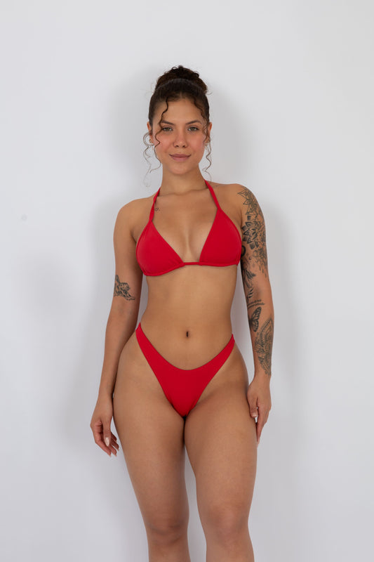 TOP CORTININHA BÁSICO - VERMELHO