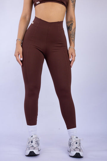 LEGGING SPORT - COFFEE