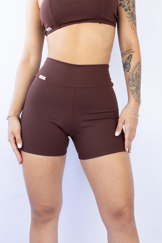 SHORTS BASIC - COFFEE