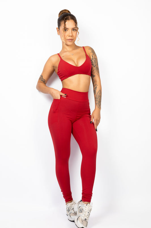 LEGGING HUG - VERMELHO