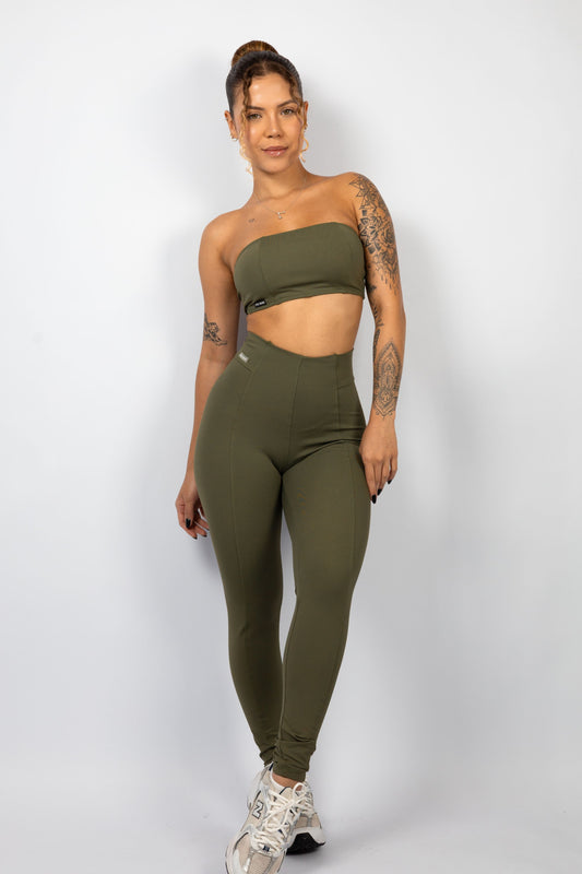 LEGGING SPORT - VERDE MILITAR