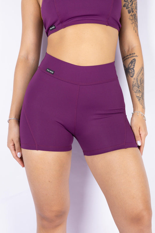 SHORTS RECORTE - MALBEC