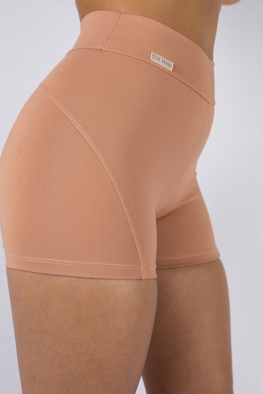SHORTS RECORTE - NUDE