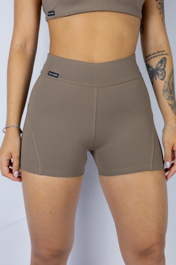 SHORTS RECORTE - CAPPUCCINO