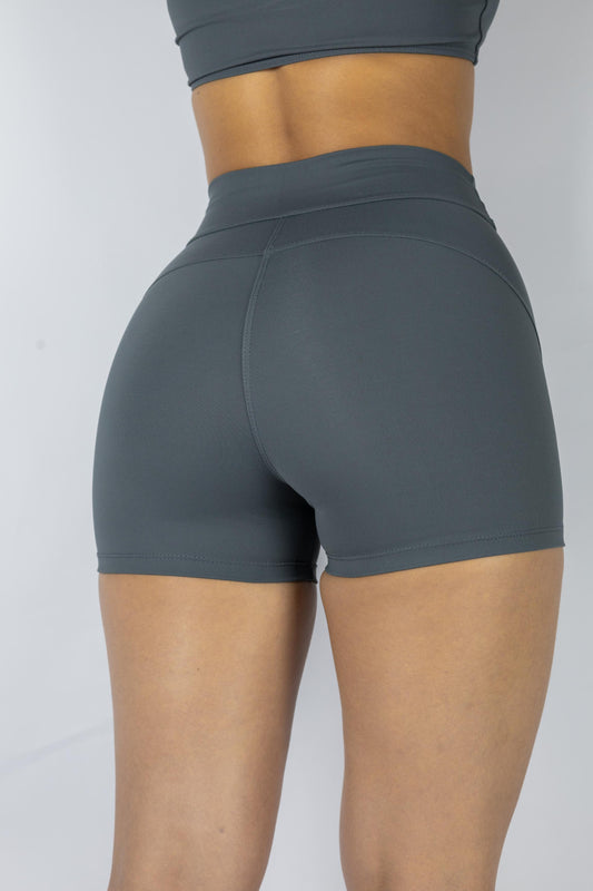 SHORTS RECORTE - GRAFITE